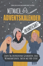 Mitmach Adventskalenderbuch Freundschaft Book Cover